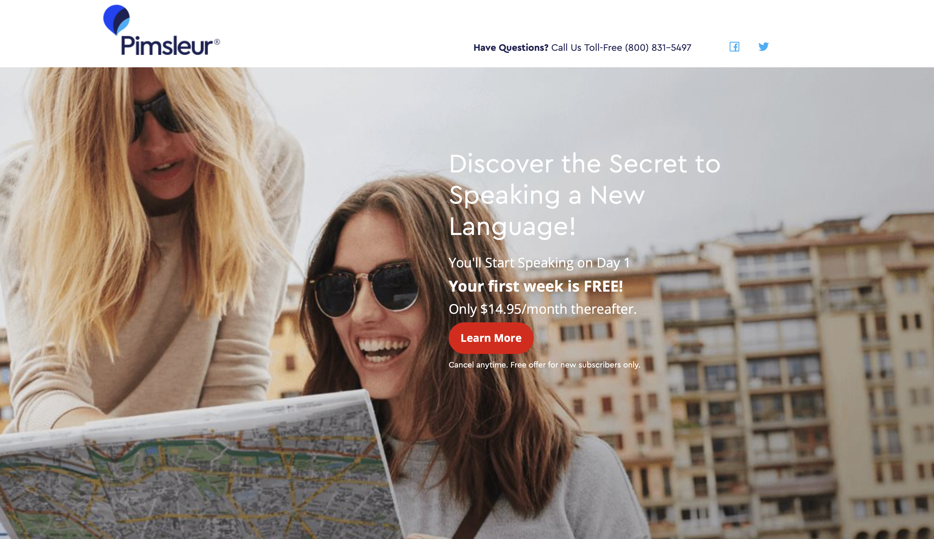Pimsleur app interface showing audio lesson levels and course progression options
