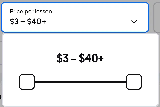 Preply lessons range from $3 to $40 per hour.