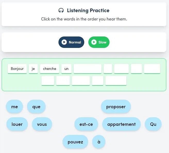 Enhance your listening skills with the Copycat Cafe app